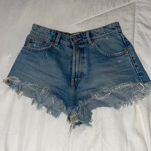 Zara denim shorts